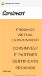 Mobile Screenshot of corsinvest.it